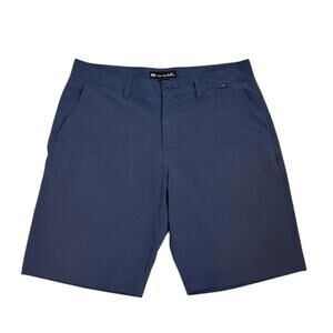 Travis Mathew Dri-Fit Blue Hybrid Athletic Performance Golf Shorts Size Men's 34